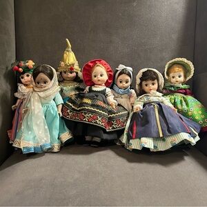 1980s Vintage Madame Alexander dolls.